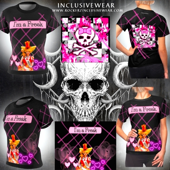 I'M A FREAK WOMEN'S Cut & Sew Tee - Picture 1 of 5